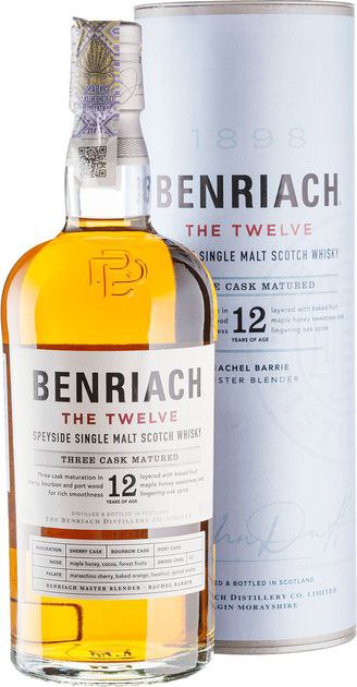 Віскі Benriach 12 y.o. 46% 0.7 л tube